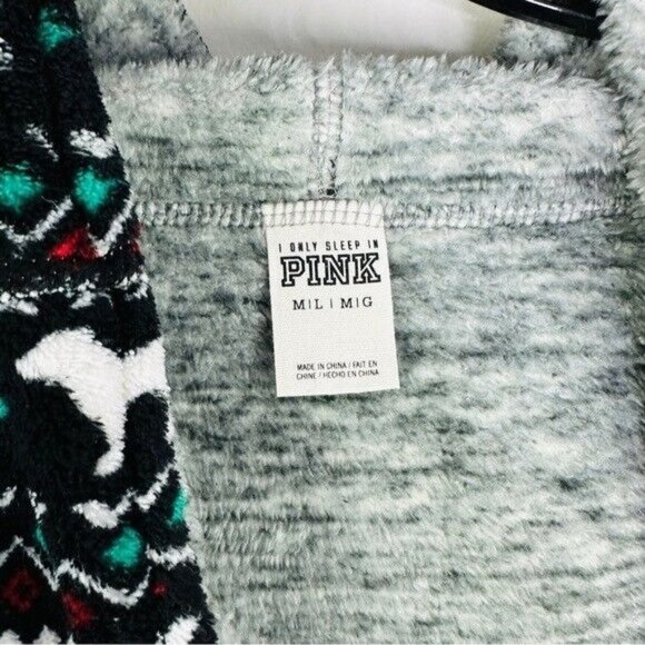 VICTORIA'S SECRET PINK 2016 FASHION SHOW ROBE/WRAP / LINGERIE Size M/L FAIR ISLE - Picture 9 of 11